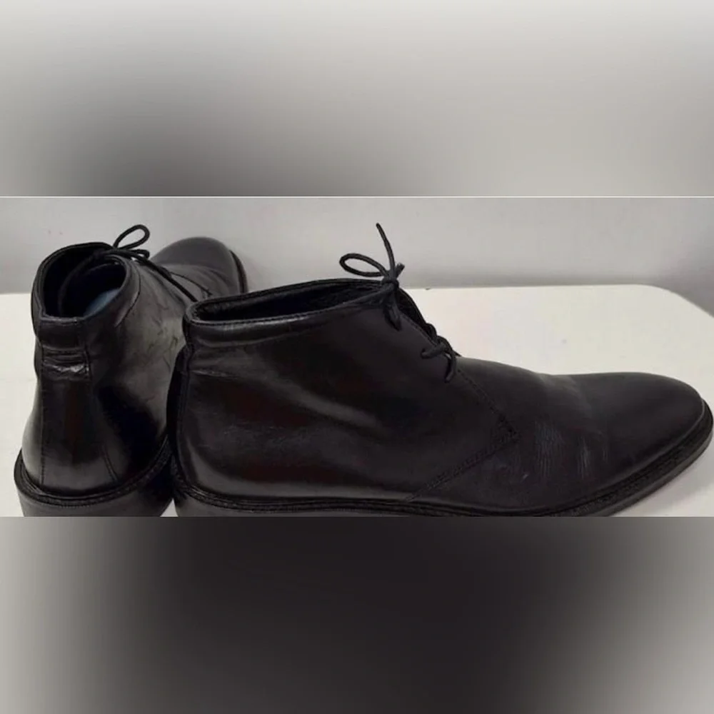 Gordon Rush Black Leather Chukka Boots | Size 9.5 | Weston Style 102064